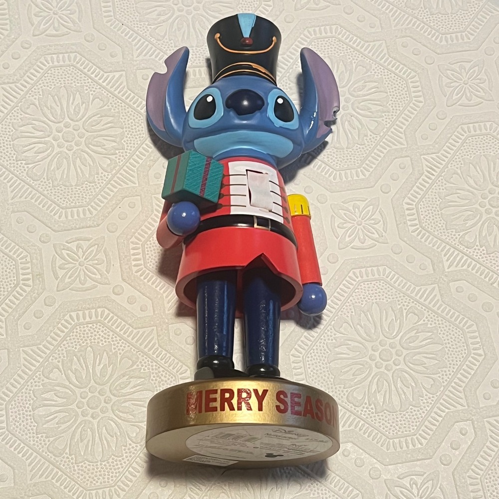 Disney Lilo & Stitch Nutcracker Holiday Decor Figure Merry Season A27245